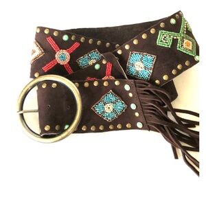 🌵VINTAGE TASHA POLIZZI SUEDE BELT 🌵